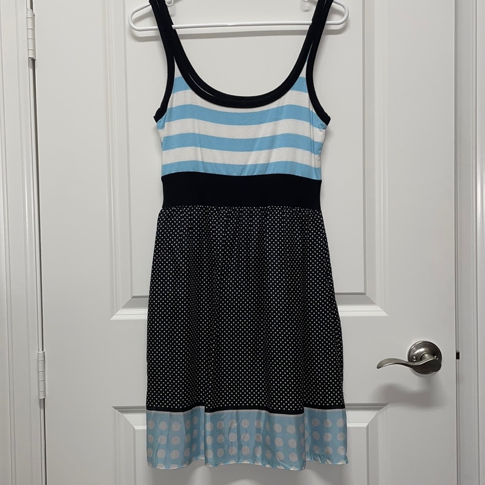 Bailey44 like new silk & jersey dress
